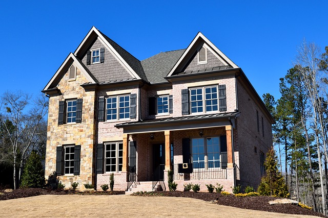 a large house with a driveway in front of it.